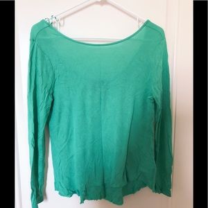 Worn only once, deep scoop next on the back